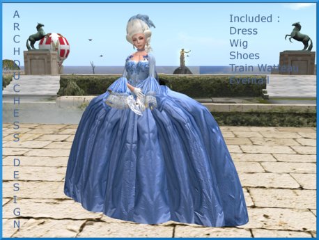 Second Life Marketplace - ARCHDUCHESS DESIGN - Fragonard Blue